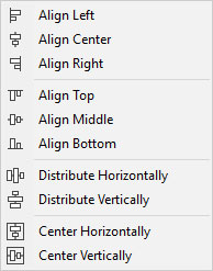 Object Alignment Panel Object Alignment Panel