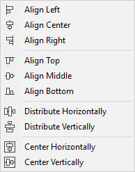 Object Alignment Panel