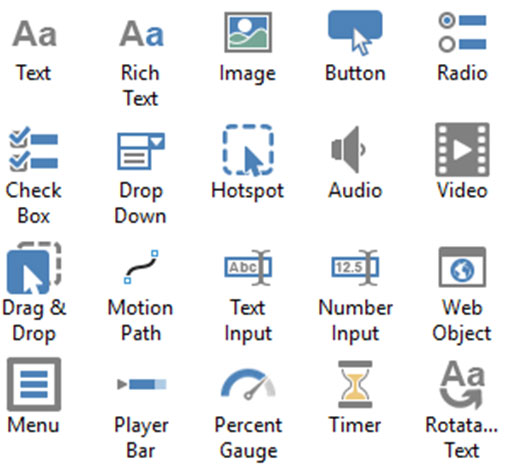 SmartBuilder Objects Panel