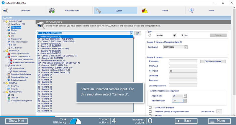 Sofware Simulation - SmartBuilder Elearning Screenshot