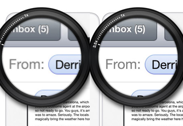 Retina display comparison