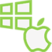 Mac or PC Logos Icon
